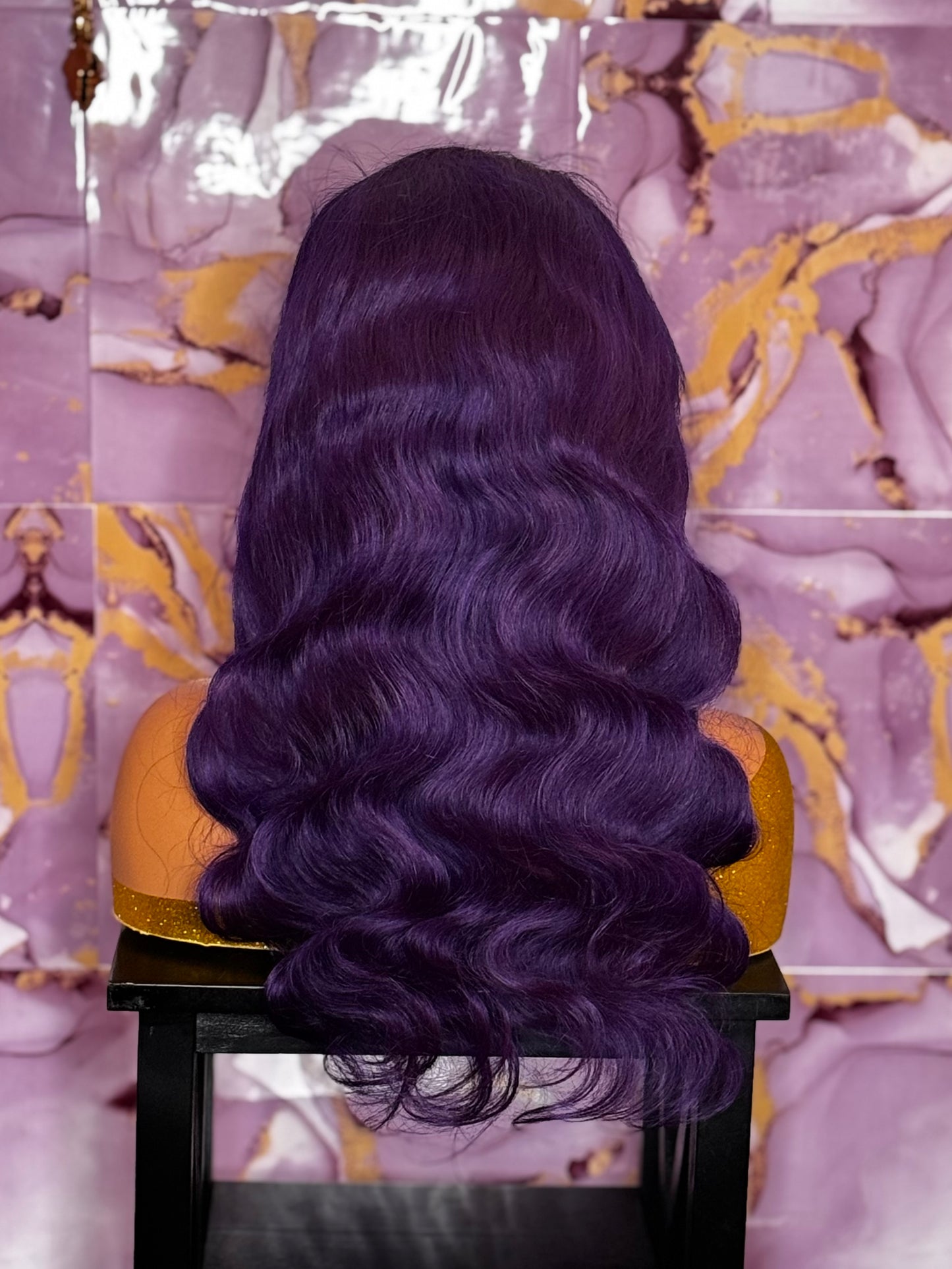 Purple wig