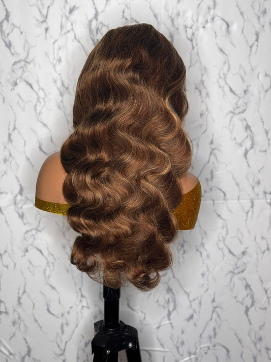 water wave body wave straight hair