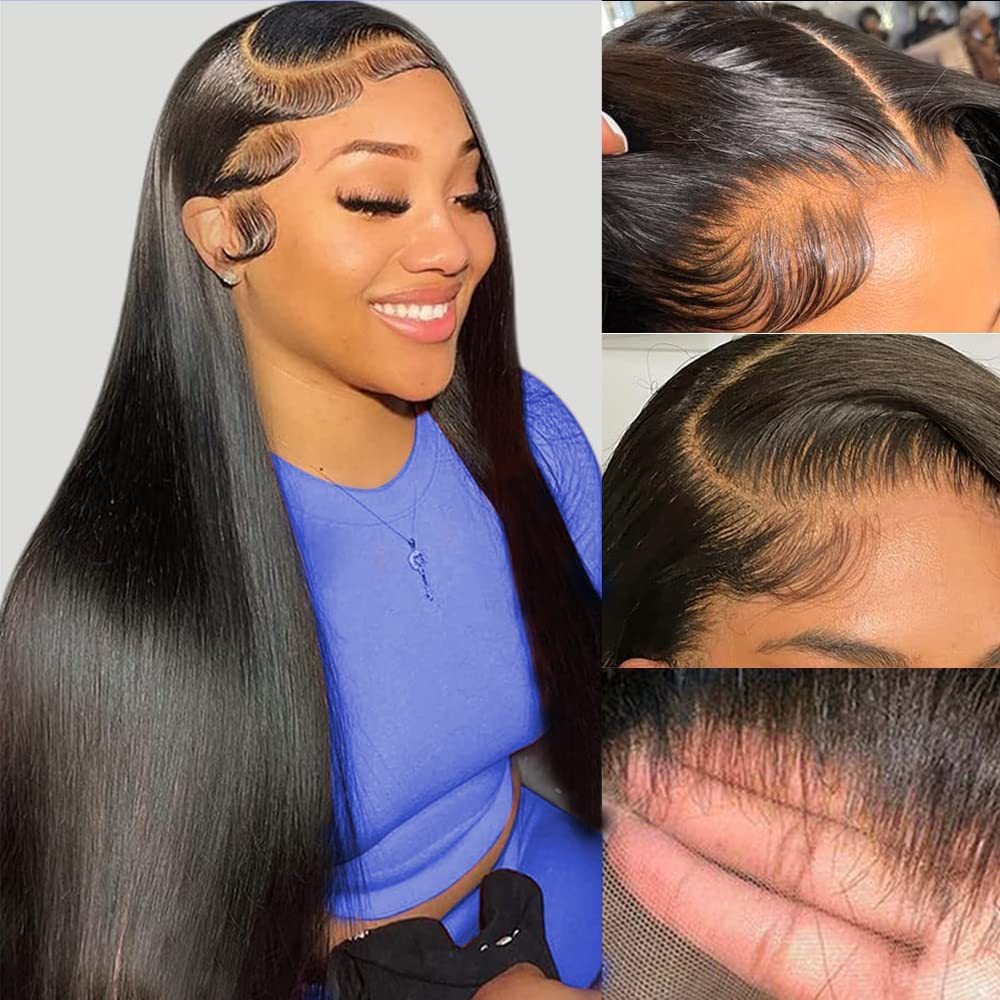 Straight wig frontal