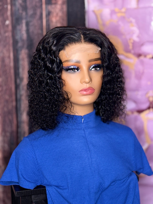 14 inch curly wig