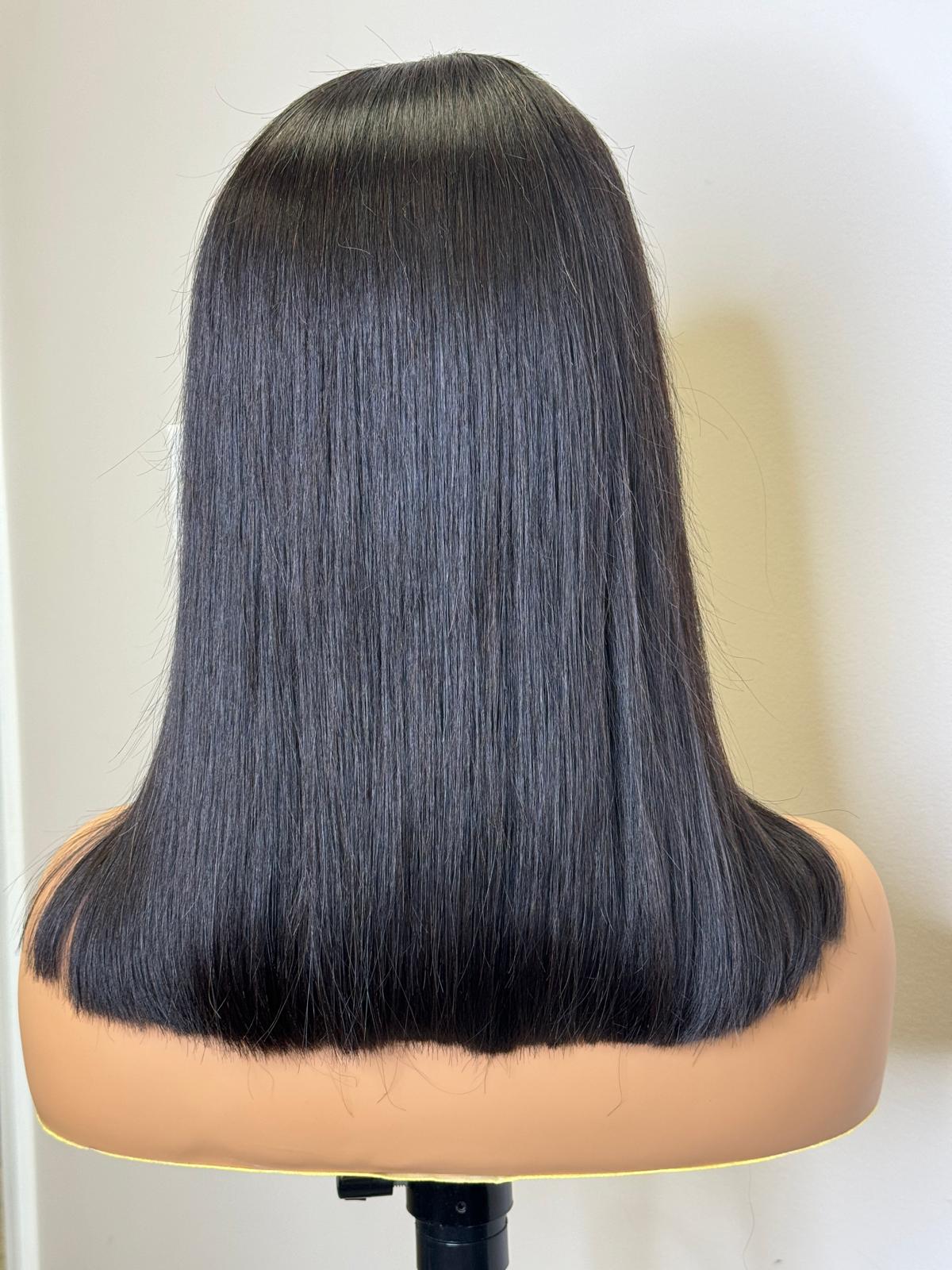 Straight wig frontal