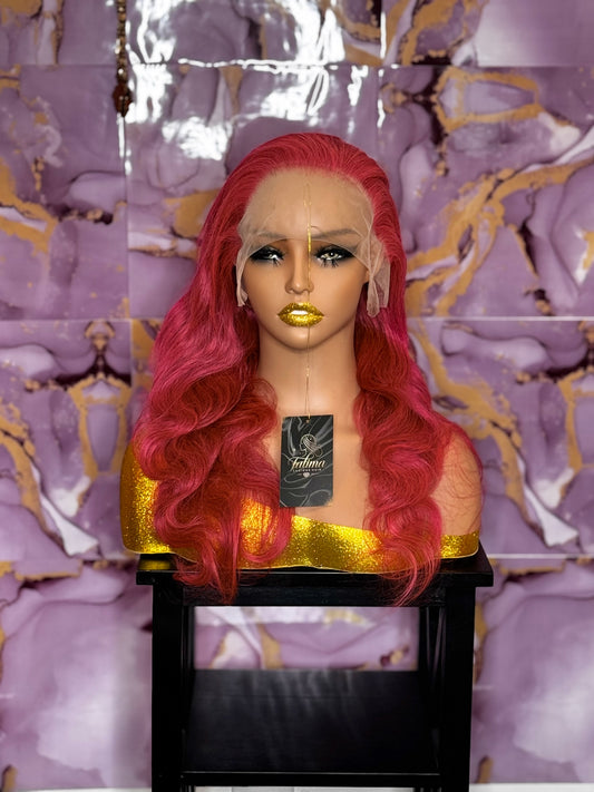 Pink wig